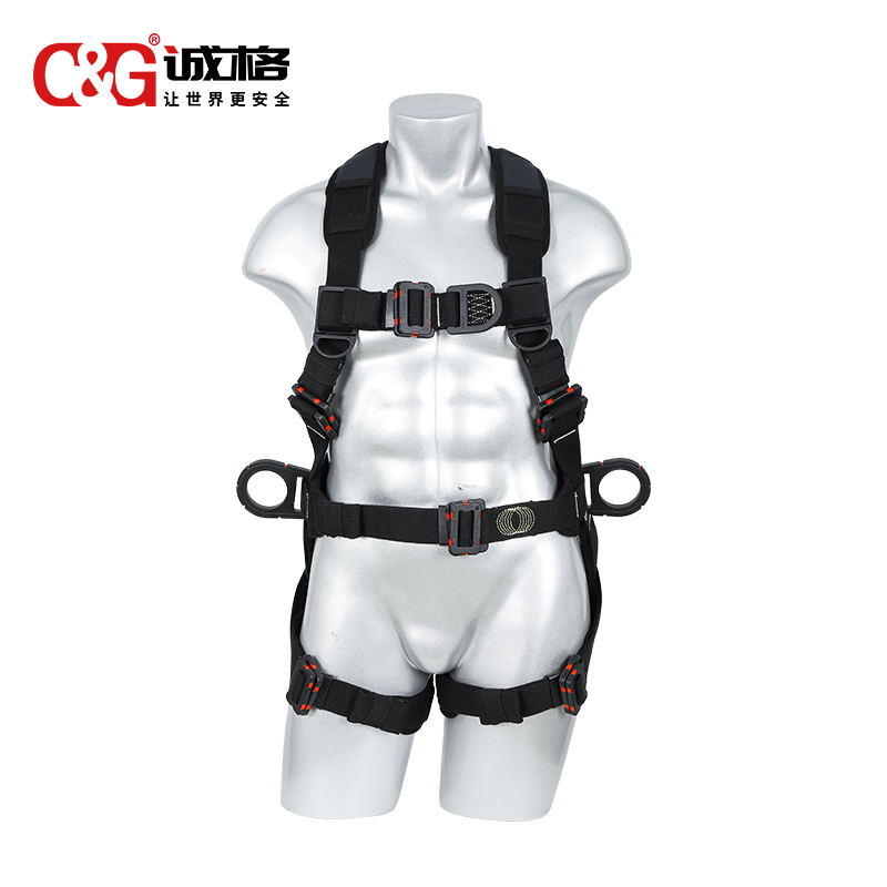 4掛點(diǎn)6調(diào)節(jié)點(diǎn)全身式安全帶（胸前小D環(huán)）-絕緣防電弧 FA40603-ArcD